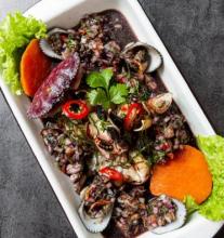 Ceviche de conchas negras